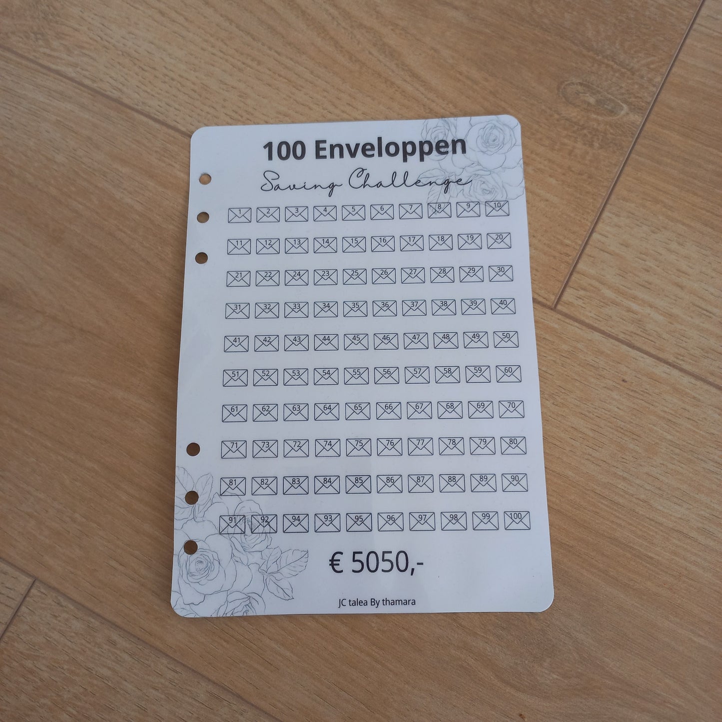 100 Enveloppen Challenge